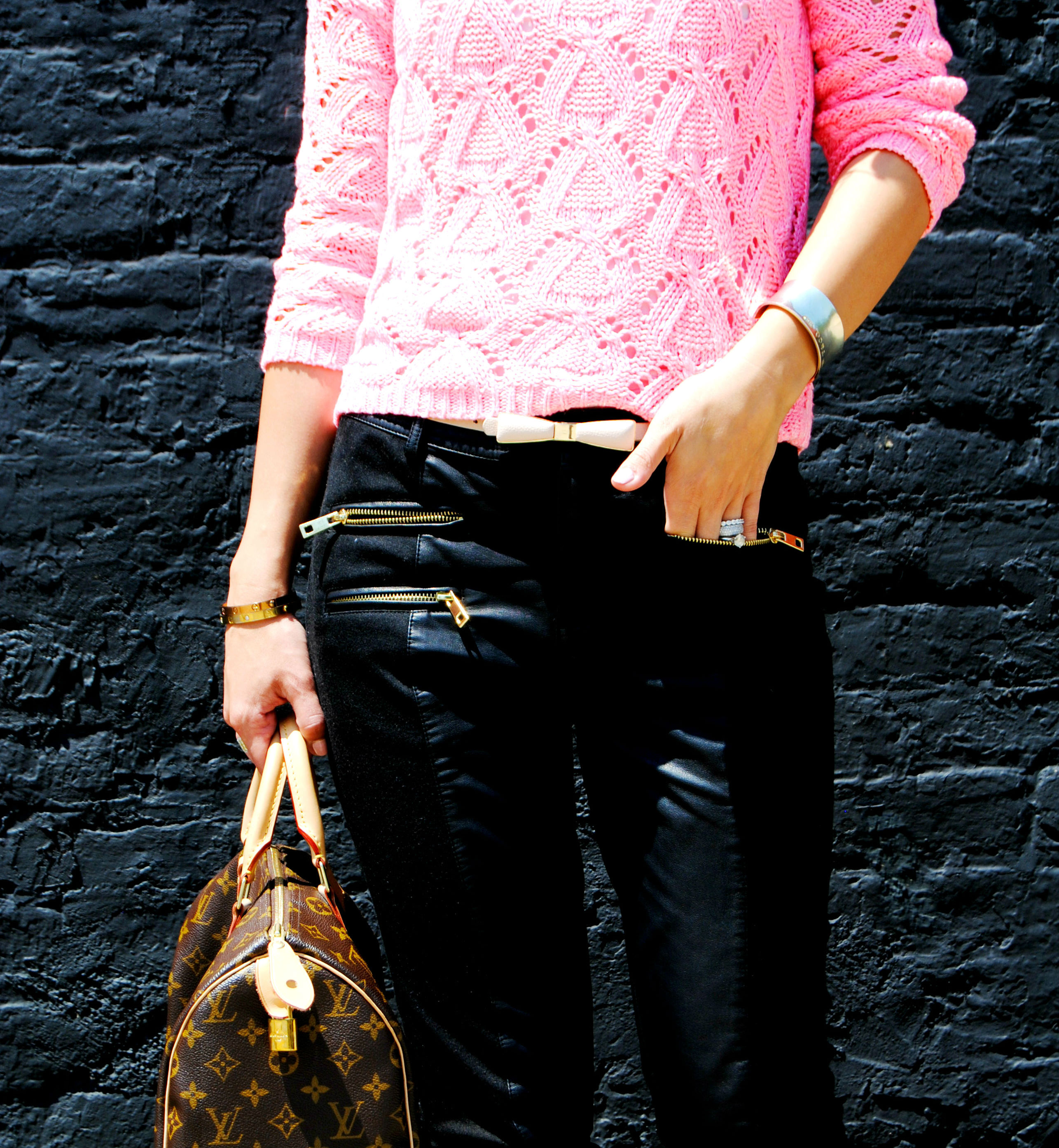 pink and leather 031v