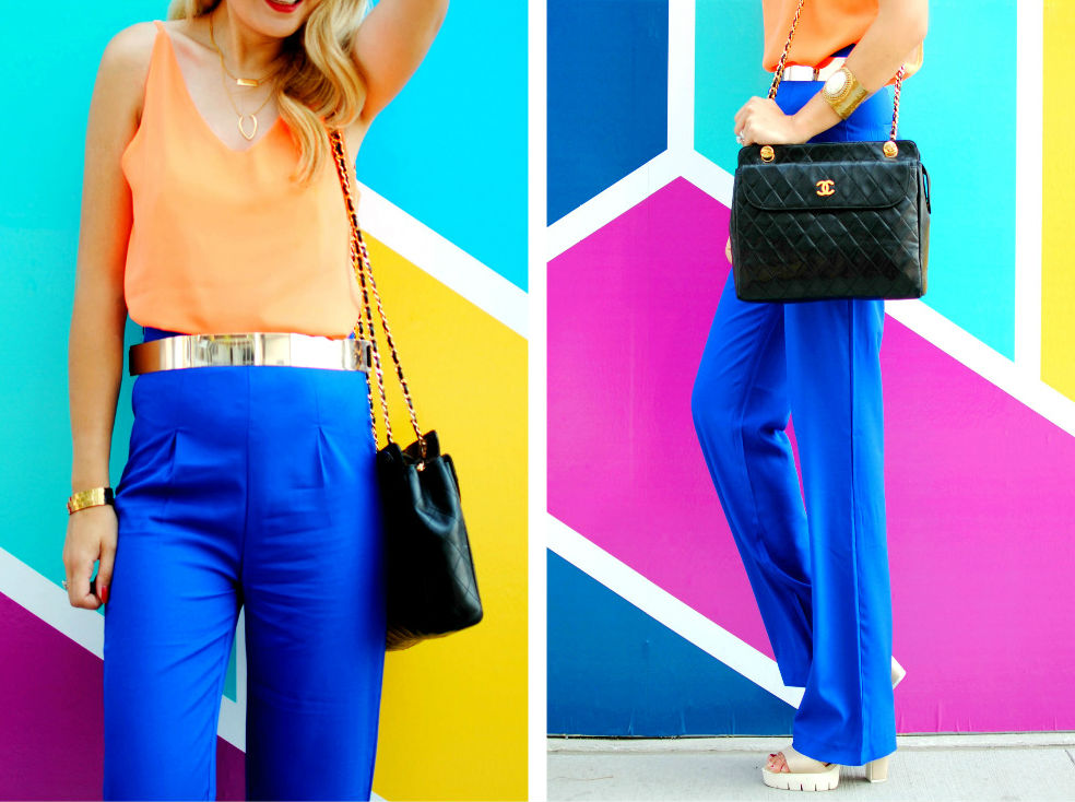 Cobalt Blue Pants_Colorful Outfit_What Would V Wear_1