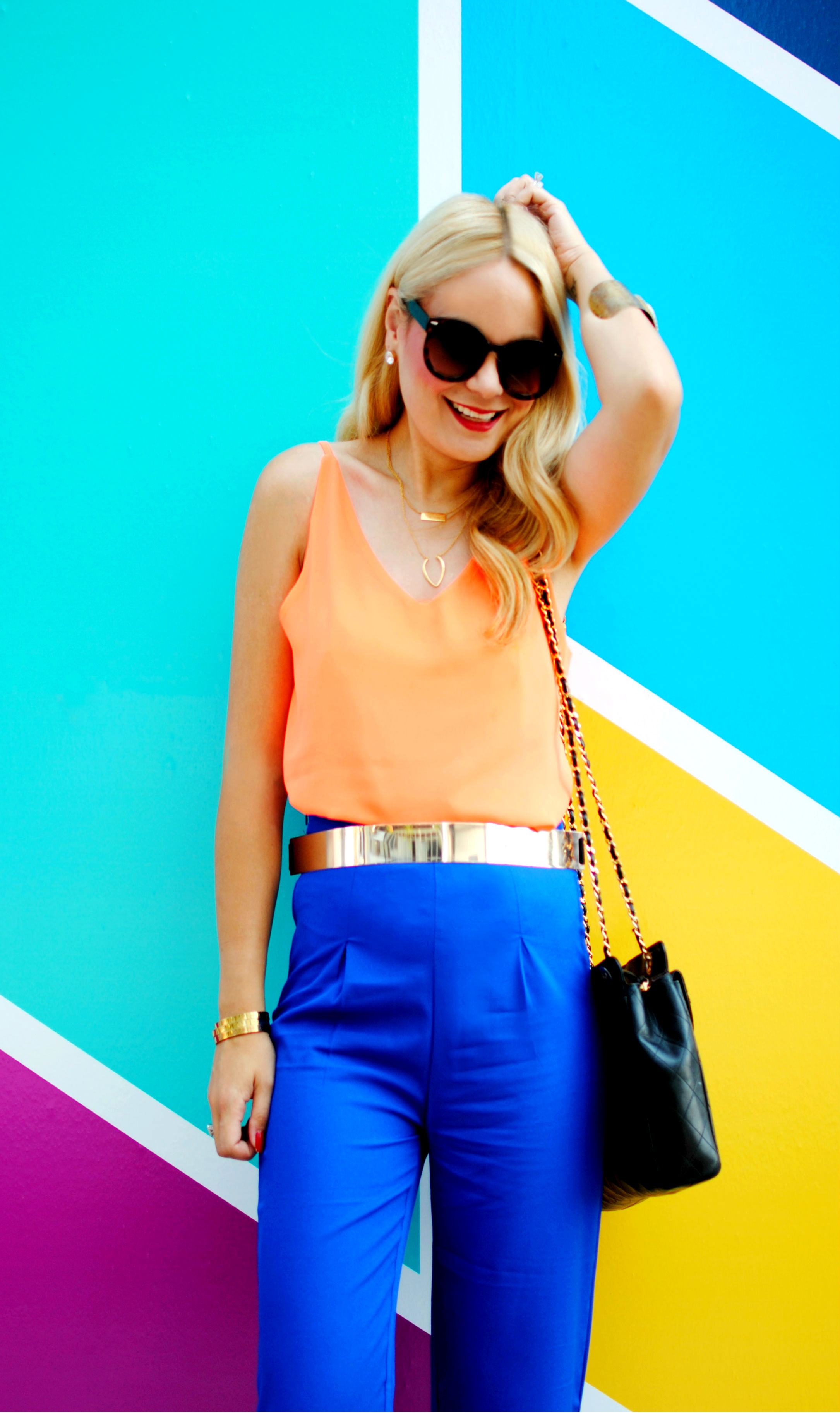 Colorful Outfit_Orange x Blue_What Would V Wear