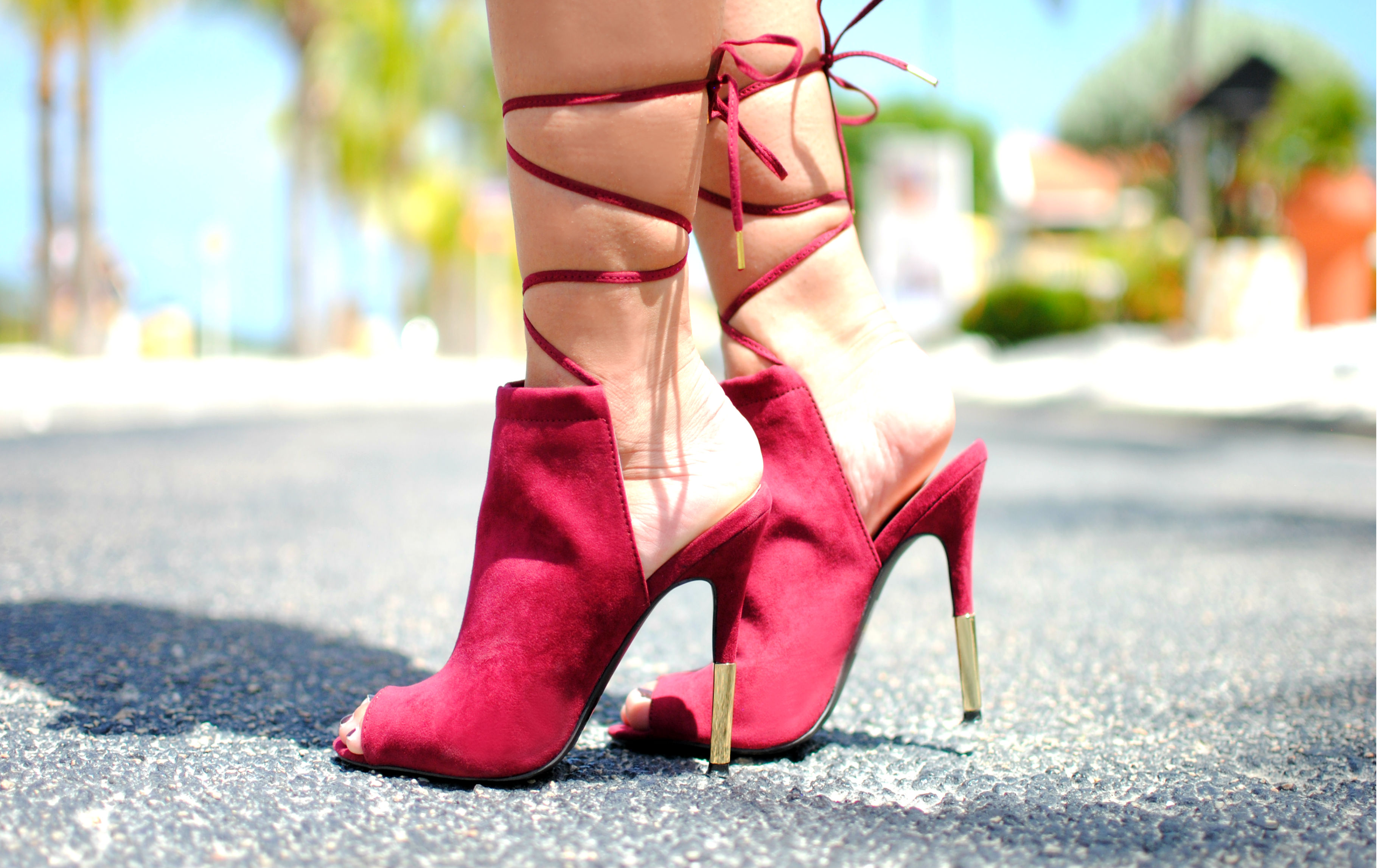 Agaci_Lace up Booties_What Would V Wear