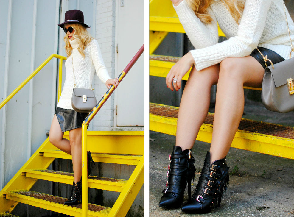 Knit Sweater_Tassel Boots_What Would V Wear_2