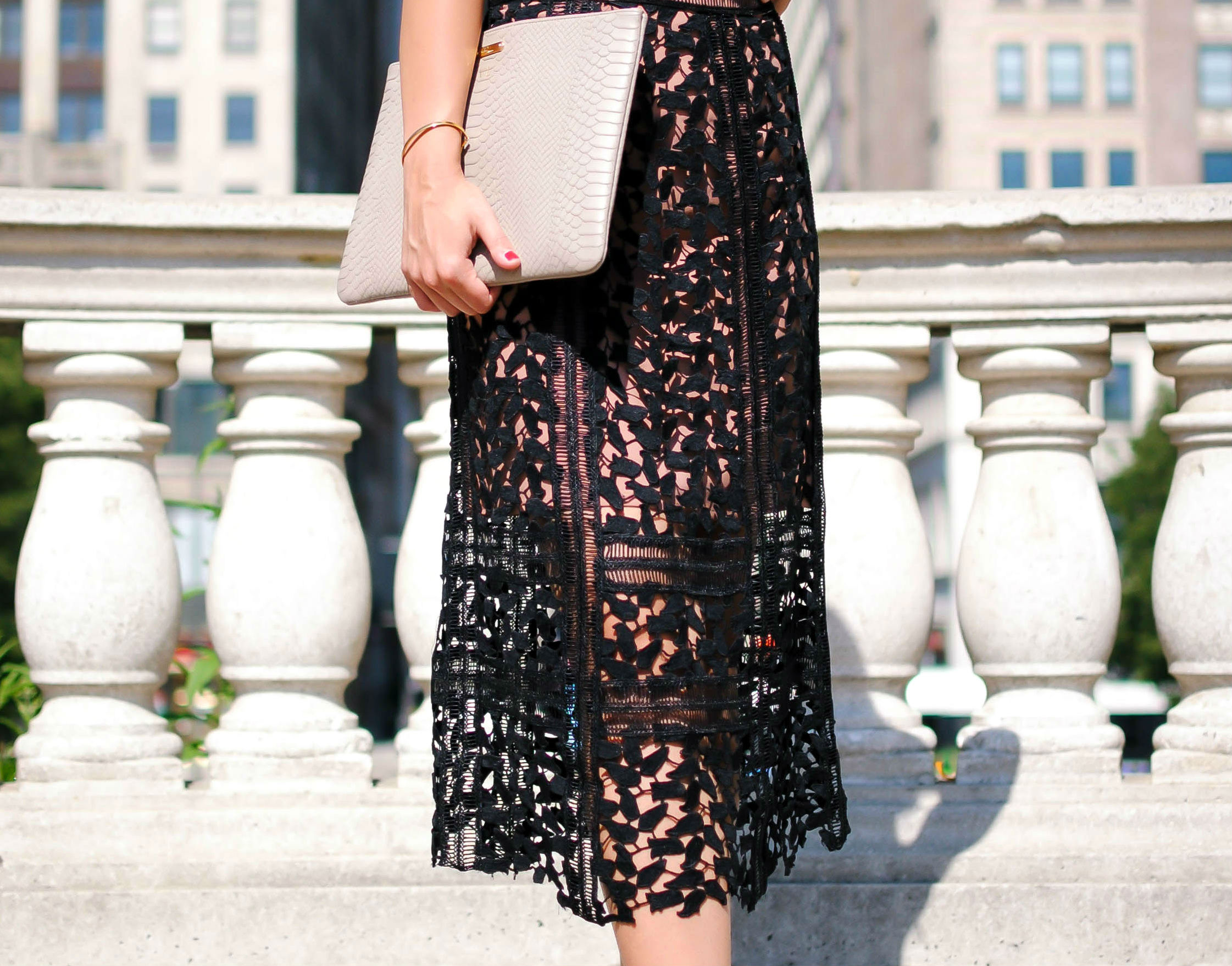 Clost Staple_Lace Skirt_Midi Skirt_Chicwish_What Would V Wear