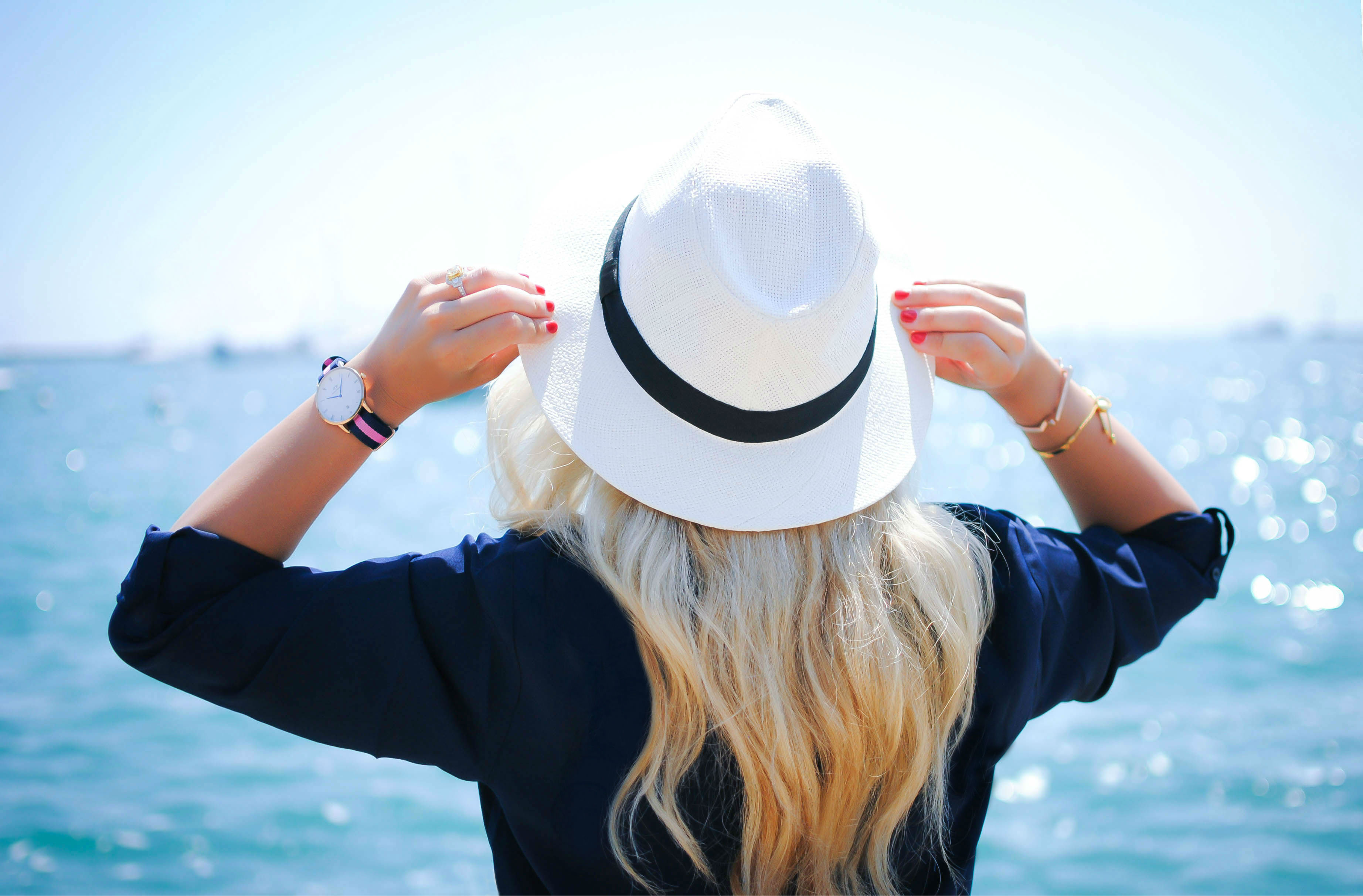 How To Wear The Nautical Look_Mott50_Sailboats_What Would V Wear_Vanessa Lambert_Panama Hat