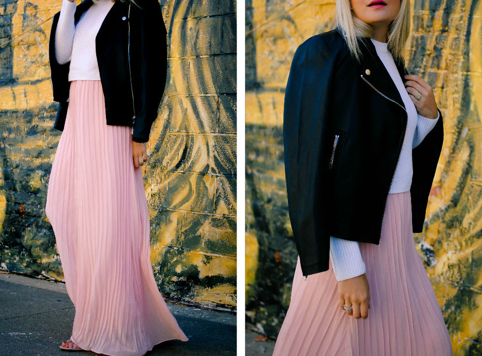 vanessa-lambert-blogger-behind-what-would-v-wear-wears-pink-maxi-skirt-with-a-knit-sweater-and-leather-jacket-for-fall-2016_6