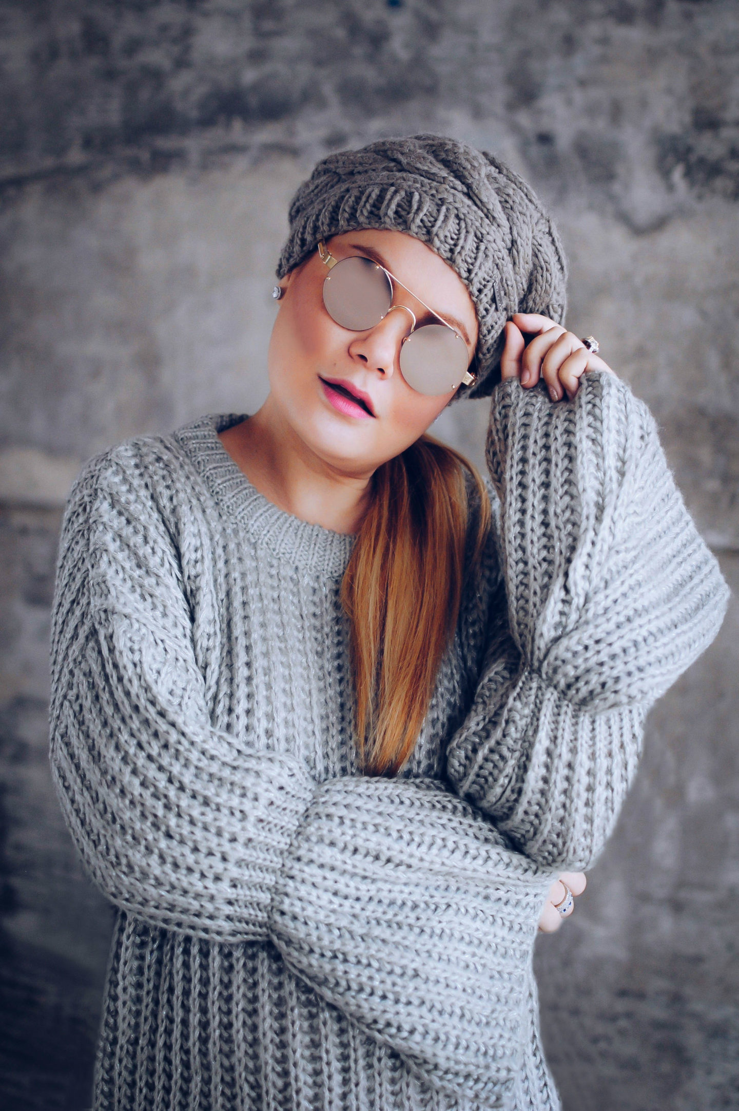 Knit Sweater x Bell Sleeves