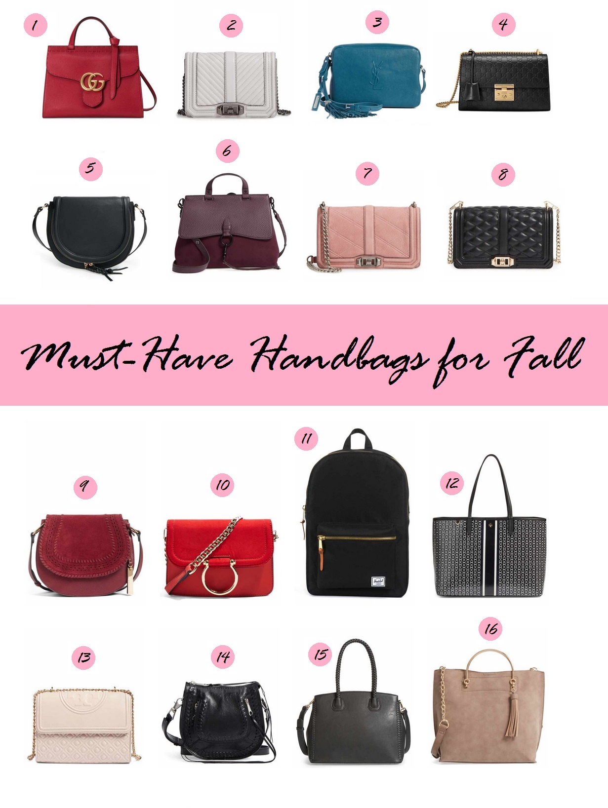 Must-Have Handbags for Fall - What Would V Wear