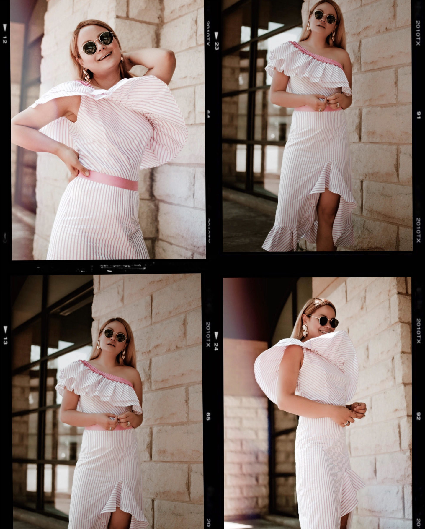 SilkNY-Vanessa-Lambert-Pink-Skirt-Top-Set-Famous-Blogger-What-Would-V-Wear