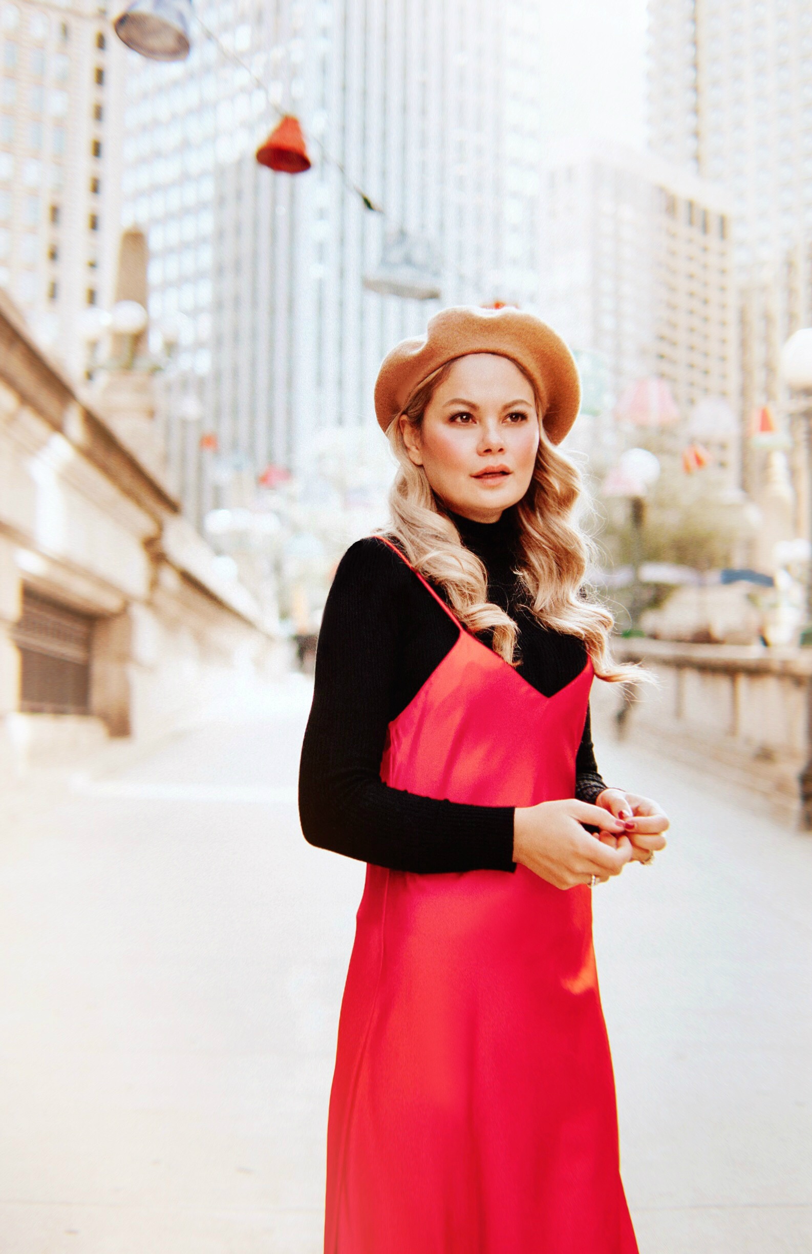 Vanessa-Lambert-Red-Silk-Slip-Dress-What-Would-V-Wear-Chicago-Famous-Blogger