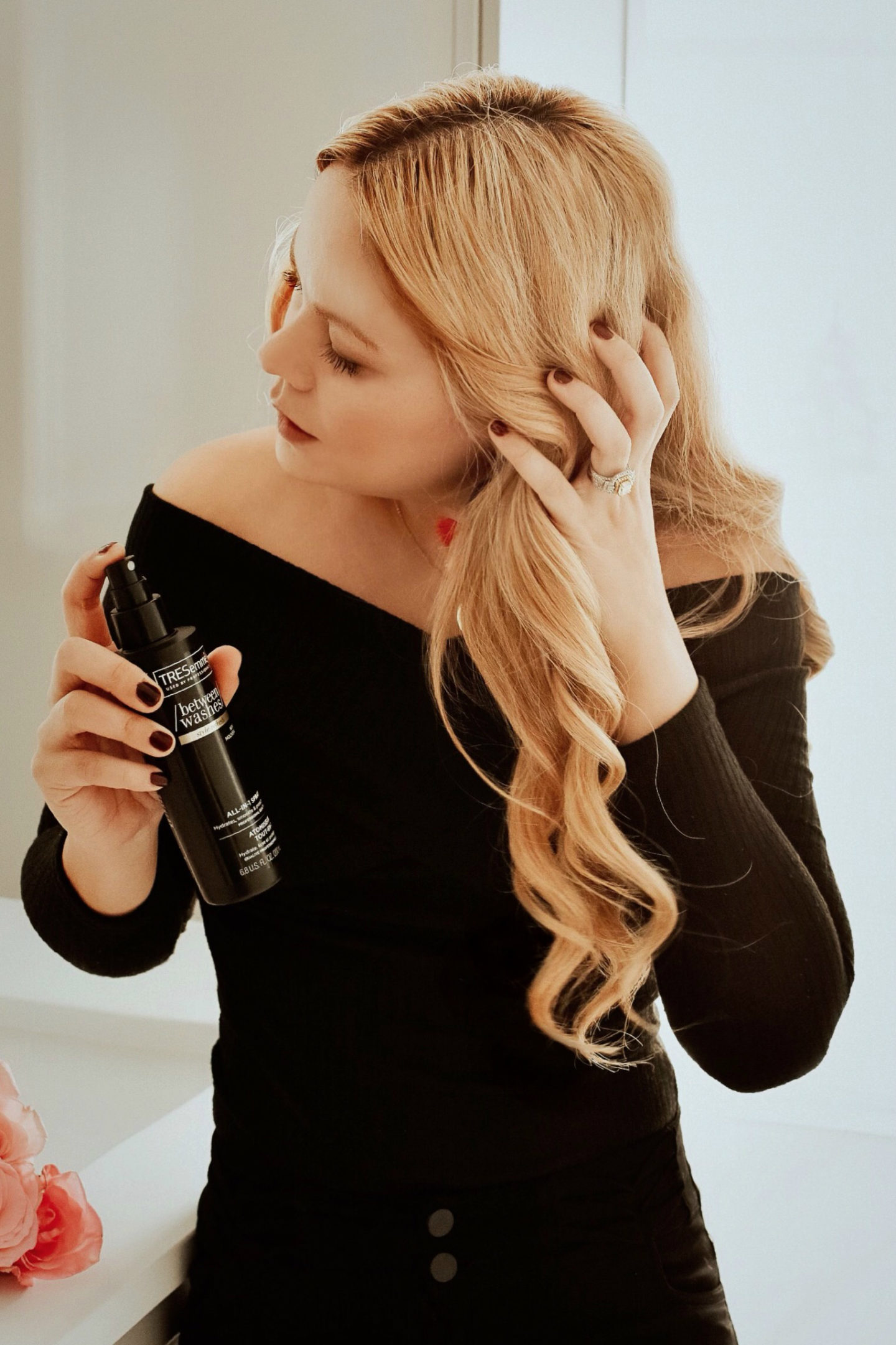 Tresemme-2nd-day-hairstyle-Style-Refresy-Spray-vanessa-lambert-whatwouldvwear