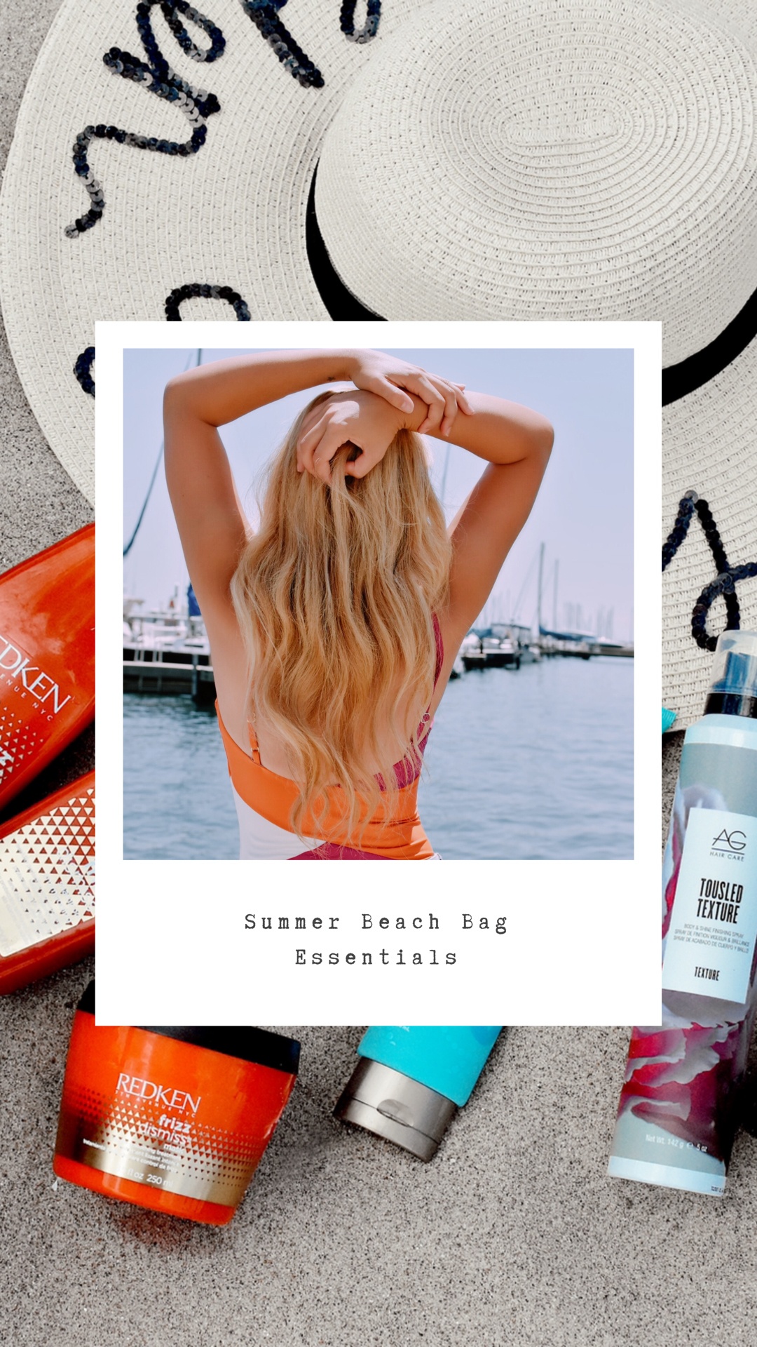 summer-beach-bag-essentials-healthy-hair-vanessa-lambert-redken-whatwouldvwear