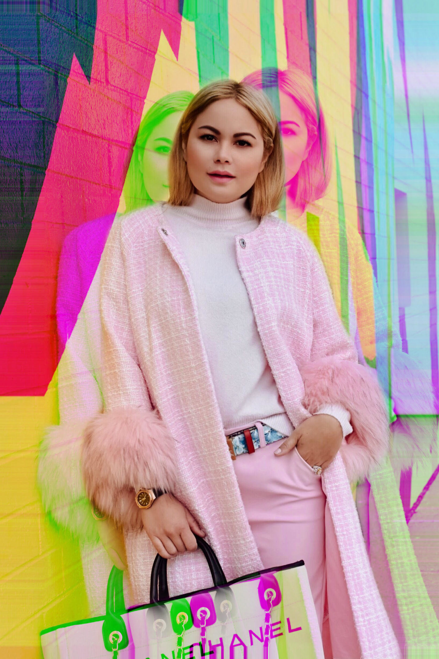 return-of-g-shock-watch-womens-influencer-marketing-pink-outfit-vanessa-lambert-whatwouldvwear